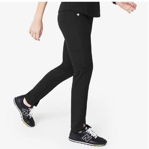 FIGS, black kochi skinny scrub pants, XS